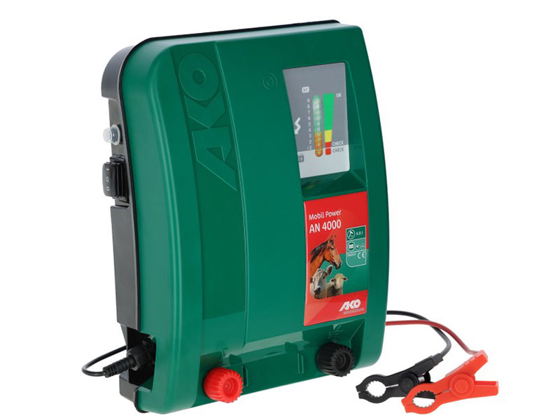 grünes Weidezaungerät AKO Mobil Power AN 4000