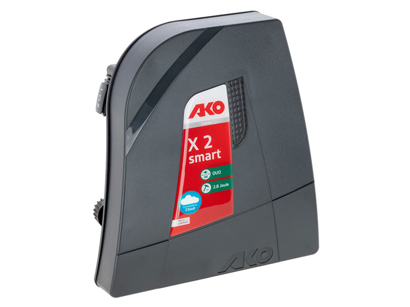 schwarzes Weidezaungerät