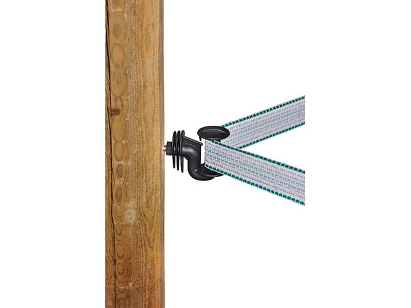 Eckisolator - Band an Holzstab