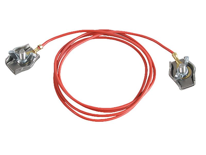 rotes Zaunverbindungskabel Seil