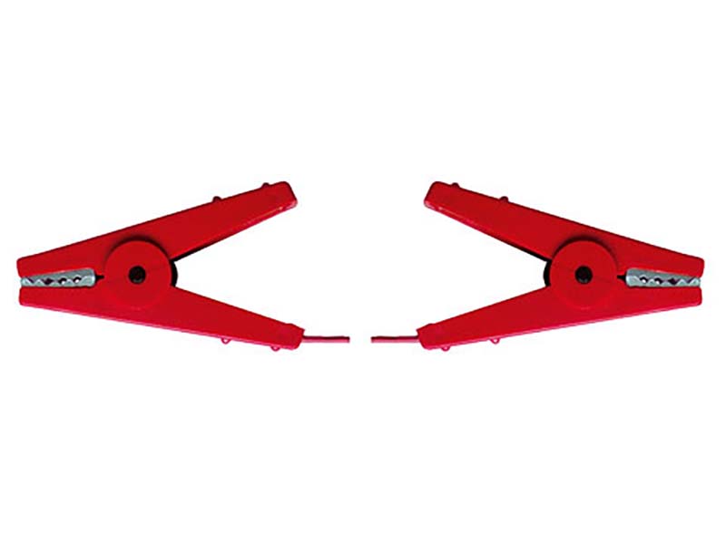 Zaunverbindung mit Krokodilklemmen